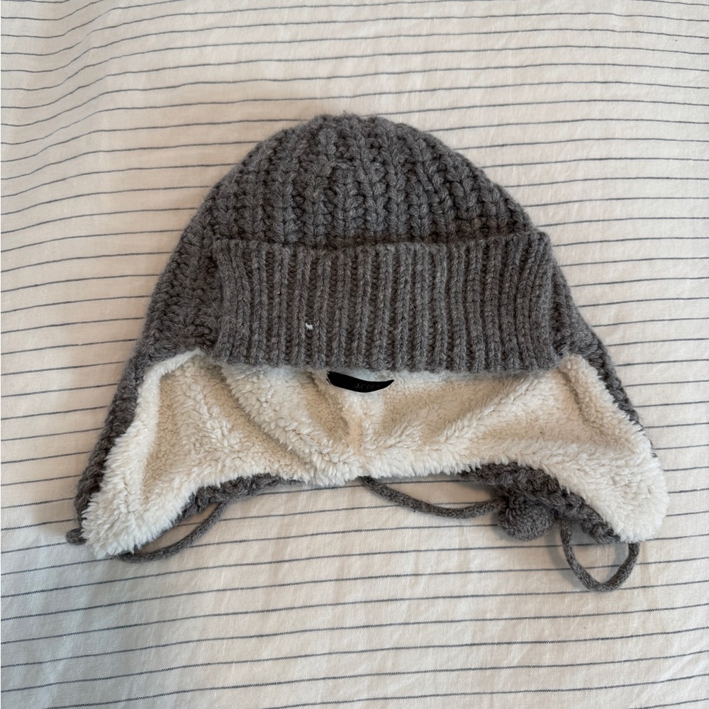 Cozy Gray Knit Hat